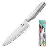 Cuchillo de Chef de Acero Inoxidable para Uso Doméstico, Mango Hueco, Antideslizante, Cuchillo para Fruta Afilado Asakh-No.Lk-W05