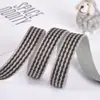 Cinta de Poliéster-Algodón Intercolor al por Mayor, Patrón Imitación Algodón-Lino, Cuerda de Freno Resistente al Desgaste, Cuerda de Elevación para Aire Acondicionado, Accesorios de Correa para Caja de Ropa