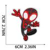 Spider-Man y sus amigos mágicos tela bordada pegatinas personajes de dibujos animados parche bolsa de dibujos animados pegatinas de bordado