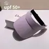 Deportes al Aire Libre Correr Maratón Femenino Protección Solar Parasol Visera de Tenis Sombrero para el Sol Seda de Hielo Protección UV