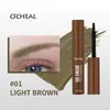 Comercio Exterior Gel de Cejas Peel-Off Ouqianya Tinte de Cejas Natural Salvaje Secado Rápido Impermeable Fácil de Colorear No Mancha Media Ceja