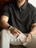 [Liquidación/Sin Devoluciones ni Cambios] Camisa Polo de Manga Corta Ligera de Negocios para Hombre 2025 Verano Camiseta con Cuello de Solapa para el Trabajo