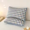 Fundas de almohada acolchadas impermeables, juego de dos, nuevo modelo 2026, funda de almohada resistente al aceite y a la suciedad, protector de almohada
