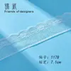Accesorios de Encaje de 3-20 cm de Ancho Nuevos de Nylon Blanco y Negro Borlas para Ropa de Bebé Brocado Espesado Accesorios para el Cabello Material para Cinturones