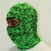 Gorro de lana divertido con personalidad y diseño de camuflaje tejido con máscara de un solo agujero popular transfronterizo para hombres y mujeres