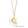 Collar Europeo y Americano Transfronterizo de Acero Inoxidable con Colgante Cuadrado de Zirconia Lujoso para Mujer, Cadena de Clavícula Fresca y de Gama Alta