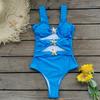 2026 Nuevo Traje de Baño de Una Pieza de Color Sólido para Mujer Comercio Transfronterizo Europeo y Americano Sexy Hueco Falda Conjunto de Dos Piezas Aliexpress