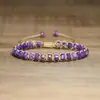 Estilo Boêmio Pedra Natural Imperador Pulseira Trançada Feita à Mão Pulseira de Contas Pedra Roda Joias de Verão para Mulheres