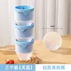 Molde Grande para Bolas de Hielo Máquina de Hielo para Refrigerador Whiskey Hogareño Esférico Grande de Silicona Cubito de Hielo Redondo Herramienta de Trituración Bandeja de Hielo