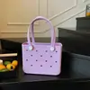 Bolsa de Armazenamento para Praia Eva Transfronteiriça Feminina de Grande Capacidade Bolsa de Ombro Cesta de Compras Bolsa Estilo Camping Impermeável para Exterior Bolsa para Pet