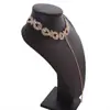 Collar con borlas de diamantes de 8 palabras, nuevo y popular, de moda europea y americana.