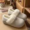 Pantuflas de Algodón Impermeables con Tapa Trasera para Mujer 2026 Nuevo Estilo Otoño/Invierno EVA para Interiores Más Terciopelo Calidez Para Usar en Exteriores Pantuflas de Algodón para Pareja Hombres