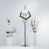Tienda de Ropa Accesorios para Maniquíes Mitad del Cuerpo Femenino Ropa de Mujer Exhibidor de Ventana Maniquí Femenino Maniquí de Vestido de Novia Huaishai