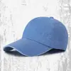 Gorras Lavadas Estilo Coreano Venta al por Mayor Personalizada Protección Solar de Verano Gorras Vintage Visera Solar Personalizada con Logo Bordado