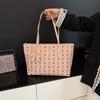 Bolso de Mujer Gran Capacidad 2025 Bolso de Moda Sensación Primavera Hombro Estampado Bolso Tote Sobaco de Mujer Nuevo Bolso de Dibujos Animados de Oso