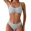 2026 Nuevo Modelo Bikini Triangular Estampado para Mujer en Aliexpress, Traje de Baño Bikini Sexy para Playa y Aguas Termales al por Mayor