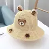 Sombrero de Dinosaurio para Niños Verano Calado Sombrero de Pescador Bebé Protector Solar para Exteriores Sombrero de Sol Bonito Sombrero de Cubo para Niños y Niñas