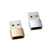 Tipo c macho a usb2.0 aleación de aluminio adaptador OTG teléfono móvil ratón inalámbrico carga convertidor de datos interfaz