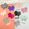 Goma Blanda de PVC Mariposa Colorida Hebilla Desgastable DIY Accesorios para Zapatos y Sombreros Funda de Teléfono Parche Decorativo de Diamante Imitación Hebilla de Flor para Zapatos