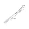 Garfo de Fruta de Aço Inoxidável 304 Garfo Criativo de Dois Dentes Garfo de Bolo Lunar Espeto de Fruta Doméstico Conjunto de Garfos de Sobremesa para Bolo