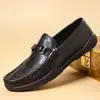 2026 Nuevos Mocasines de Primavera para Hombre, Zapatos de Cuero Casuales sin Cordones con Relieve de Cuero Genuino, Zapatos para Hombre de Talla Grande Talla 48