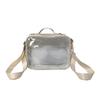 Mochila Bolsa de Dolor Chica Japonesa Versátil Básica 20cm Bolsa para Bebé Cruzada Casual Gran Capacidad Mochila Transparente Linda