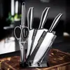 Faca de Fatiar Doméstica de Aço Inoxidável Afiada Cutelo de Carne Faca de Chef Cutelo de Osso de Cozinha Faca de Corte de Legumes de Aço Integral Faca de Chef Faca de Corte de Carne Faca de Osso Faca de Legumes Faca de Cozinha