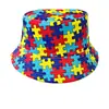 Chapéu de Pescador Criativo Estampado Dupla Face 100% Algodão Masculino e Feminino para Uso Externo Casual Proteção Solar Chapéu de Sol Popular na Internet Versátil Chapéu Balde