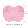 Cepillo de Limpieza Popular Transfronterizo de Silicona para Manzana con Ventosa Herramienta de Brocha de Maquillaje Almohadilla de Limpieza Portátil en Stock Almohadilla de Limpieza para Manzana