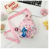 Bolsas Transversais Infantis para Meninos e Meninas, Bolsas Cruzadas de Ombro com Desenhos Animados Fofos, Acessórios Casuais Versáteis, Porta-Moedas Pequenos Atacado