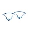 Szz 627424 Cubierta Azul de Cuatro Ejes Cubierta Protectora de Paleta de Ventilador Cubierta Protectora Octagonal Accesorios para Modelos de Aeronaves Piezas de Producción Pequeña