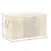 Bolsas de Almacenamiento para Ropa de Dormitorio Estilo Japonés y Coreano, Bolsas Organizadoras para Edredones, Cajas de Almacenamiento Grandes para Debajo de la Cama para Armarios