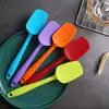Em estoque utensílios de panificação raspador de silicone integrado raspador em forma de T espátula de creme espátula de silicone para mexer creme resistente a altas temperaturas