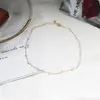 Joyería Transfronteriza Europea y Americana Nuevo Collar de Perlas Moda Cadena Clavícula Gargantilla Joyería para el Cuello para Mujer