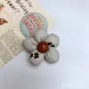 Tela de Puntos Coreana Flor de Cinco Pétalos Sombrero Infantil Accesorios para el Cabello Pasador Cuerda para el Cabello Accesorios Accesorios Accesorios para Bolsa de Regalo