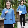 Uniforme de limpieza manga larga mujer otoño tía de limpieza de habitaciones de hotel ropa de trabajo uniforme de limpieza de propiedad de hospital