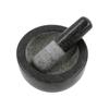 Ajo de Piedra Machacando Ajo Ajo Machacado Machacando Ajo Machacando Ajo Alimento Suplementado Moler Mármol Cocina Hogar Machacando Ajo