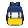 Venta al por mayor de fábrica mochila escolar estilo británico para jardín de infantes mochila para niños se puede imprimir LOGOTIPO estructura de entrenamiento bolsa de regalo