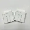 Caixa de papelão para cabo de carregamento rápido Apple, conjunto carregador de cabeça de carregamento rápido 20W, Type-c/PD/C para C, caixa de embalagem para cabo de dados