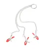 Grampos eróticos para mamilos, grampos para seios femininos, grampos de clitóris de três cabeças, brinquedos sexuais BDSM para homens e mulheres
