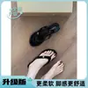 Chanclas planas retro estilo Chanel para mujer, adecuadas para usar al aire libre, sandalias de playa de tiras rojas para el verano 2026