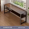 Escritorio de doble mesa larga utilización del espacio estudiante hogar dormitorio habitación de alquiler rectangular escritorio para computadora habitación estrecha