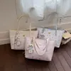 Bolsas Impressas Transfronteiriças 2026 Moda Casual Nova Bolsa de Ombro Grande Capacidade para o Dia a Dia Bolsa Tote de Mão Primavera e Verão