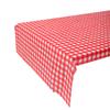 Mantel Desechable a Cuadros PEVA Rectangular Picnic Plástico Rojo y Blanco Mantel a Cuadros Decoración Escena de Fiesta Una Vez