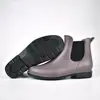 Botas de Chuva de Moda Transfronteiriças para Mulheres, Botas de Chuva Curtas Chelsea, Sapatos Aquáticos de PVC, Botas Martin, Botas Aquáticas Antiderrapantes, Galochas para Adultos para Mulheres