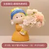 Ramo de tulipanes, decoración de mesa de resina, regalo para el Día del Maestro, arreglo floral para vinoteca, maceta de suculentas para mamá