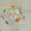 Globo de látex de 12 pulgadas 3g bola blanca hoja verde caparazón de tortuga de cinco lados decoración de fiesta tema bosque