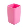 Porta-canetas de plástico simples criativo barril de armazenamento de mesa de escritório porta-canetas redondo multifuncional para material escolar de estudante atacado