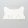 Pegatinas para Coche Transfronterizas, Pegatinas Decorativas Personalizadas para Coche y Motocicleta, Cabeza de Gato Linda Media Cara, Pegatinas para Coche Ojo de Gato, Pegatinas para Cubrir Rayones
