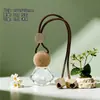 Botellas de Recarga para Perfume de Coche, Botellas Vacías de Fragancia para Coche, Botellas Difusoras Universales de Aceites Esenciales con Tapas de Madera, Accesorios para Colgar, Venta al por Mayor del Fabricante